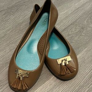 okaB beige ballet flats